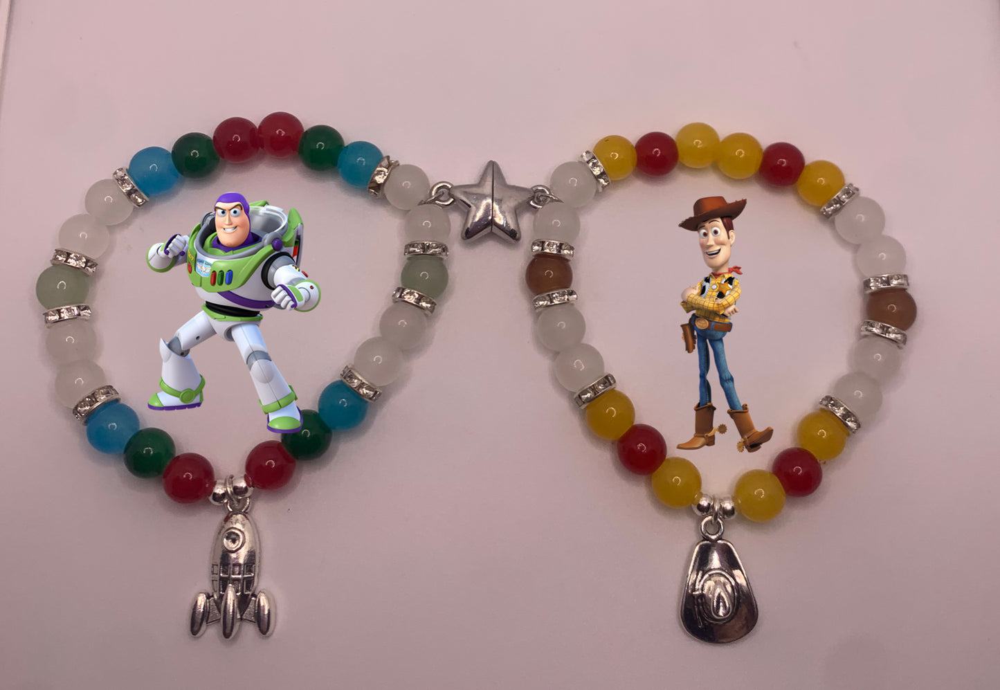 Woody and buzz (beaded)