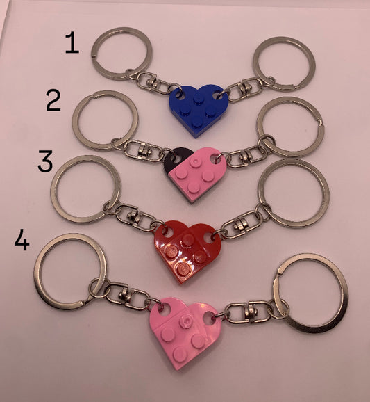 Heart keychains